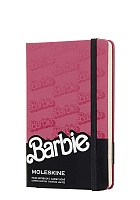 Notatnik Moleskine z serii Barbie P (9x14cm) w Linie Różowy Twarda oprawa (Moleskine Barbie Limited Edition Ruled Notebook -Barbie Accessories) - 8058341716755