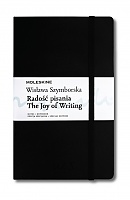 Notes Moleskine Wisława Szymborska - "Radość pisania" w linię, duży [13x21cm] czarny, twarda oprawa (Moleskine The Joy of Writing Limited Edition Ruled Large Hard Cover) - 8058341710098