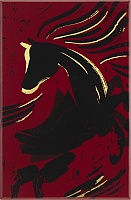 Notatnik Moleskine Rok Konia L duży (13x21 cm) w Linię Woodcut Twarda oprawa w Pudełku Prezentowym (Moleskine Year of the Horse Woodcut Limited Edition Notebook Ruled Large Hard Cover BOX) - 8056999278526