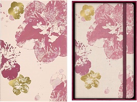 Notatnik Moleskine Sakura L duży (13x21 cm) w Linie Różowa z Złotymi Akcentami Twarda oprawa w Pudełku Prezentowym (Moleskine Sakura Limited Edition Notebook Ruled Large Pink With Gold Accents Hard Cover BOX) - 8056999278595