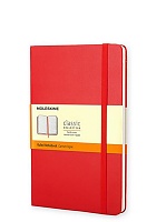 Notatnik Moleskine P kieszonkowy (9x14 cm) w Linie Czerwony Twarda oprawa (Moleskine Ruled Notebook Pocket Hard Scarlet Red) - 9788862930000