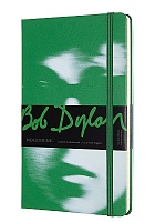 Notatnik Moleskine Bob Dylan L (duży 13x21) w Linie Zielony Twarda oprawa (Moleskine Bob Dylan Limited Edition Notebook Ruled Large Green Hard Cover) - 8053853600516