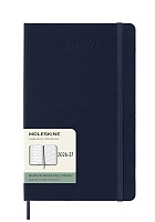Kalendarz Moleskine 2026-2027 18-miesięczny rozmiar L (duży 13x21 cm) Tygodniowy Niebieski Ciemny/ Szafirowy Twarda oprawa (Moleskine Weekly Notebook Planner 2026/27 Large Hard Sapphire Blue Cover) - 8056999279783