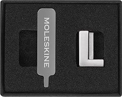 Moleskine Przypinka Litera L Srebrna z serii Litery i Symbole (Moleskine Letters and Symbols Letter L Silver) – 8056598851946