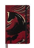 Notatnik Moleskine Rok Konia Woodcut L duży (13x21 cm) w Linię Twarda oprawa (Moleskine Year of the Horse Woodcut Limited Edition Notebook Ruled Large Hard Cover) - 8056999278519