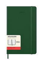 Kalendarz Moleskine 2026 12M rozmiar L (duży 13x21 cm) Dzienny Zielony Mirt Twarda oprawa (Moleskine Daily Notebook Diary/Planner 2026 Large Myrtle Green Hard Cover) - 8056999275570