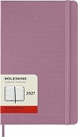 Kalendarz Moleskine 2027 12M rozmiar L (duży 13x21 cm) Dzienny Majestatyczny Różowy Twarda oprawa (Moleskine Daily Notebook Diary/Planner 2027 Large Majestic Pink Hard Cover) - 8056999279158