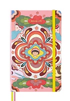 Kalendarz Moleskine 2024-2025 18-miesięczny Sakura Jogging duży L (13x21 cm) Tygodniowy Różowy / Wiśniowy Twarda oprawa (Moleskine Limited Edition Sakura Joggers 18 Month 2024-2025 Weekly Planner Large Hard Cover) - 8056999271657