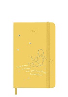 Kalendarz Moleskine 2023 12M Mały Książę "Lis" rozmiar P (kieszonkowy 9x14 cm) Tygodniowy Żółty Twarda oprawa (Moleskine Limited Edition PETIT PRINCE Fox Weekly Notebook/Planner 2023 Yellow Pocket Hard Cover) - 8056598852905