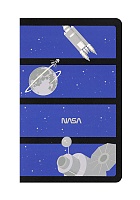 Moleskine NASA Zeszyt Volant L duży (13x21 cm) Czysty Niebieski Fluorescencyjny Miękka Okładka (Moleskine Limited Edition NASA Volant Journal Plain Blue Glow in Dark Cover) - 8056999277567