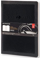 Zeszyt Moleskine Adobe XL ekstra duży (19x25 cm) Czysty Czarny Twarda oprawa (Moleskine Adobe Sketch Album Cahier Plain Extra Large Black Hard Cover) - 8051272896022