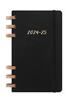 Kalendarz Moleskine 2024-2025 Akademicki (od lipca do czerwca) rozmiar L (13x21 cm) na Spirali Tygodniowy i Miesięczny Czarny Twarda oprawa (Moleskine Academic Spiral Weekly and Monthly Planner 2024-2025 Extra Large Black) - 8056999271701