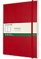 Notatnik Inteligentny Moleskine Paper Tablet XL extra duży (19x25 cm) Czysty/Gładki Czerwony Twarda Oprawa (Moleskine Smart Writing Paper Tablet XL Plain Red Hard Cover) - 8053853603890