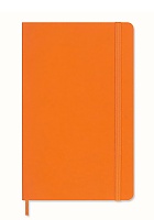 Notatnik Moleskine Wegański L duży (13x21 cm) w Linie Pomarańczowa Miękka Wegańska Oprawa w Pudełku (Moleskine Precious & Ethical Notebook Vegea Large Orange Capri Soft Cover BOX) - 8056598859447