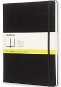 Notatnik Moleskine XL ekstra duży (19x25 cm) Czysty Czarny Twarda oprawa (Moleskine Plain Notebook Extra Large Hard Black) - 8051272892710