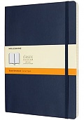 Notatnik Moleskine XL ekstra duży (19x25 cm) w Linie Granatowy / Szafirowy Miękka oprawa (Moleskine Ruled Notebook Extra Large Soft Sapphire Blue) - 8055002854771