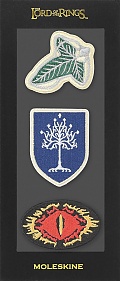 Moleskine Naszywki Władca Pierścieni 3x (Moleskine Limited Edition Lord Of The Rings Patches 3x) -  8056711512990