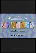 Moleskine Zestaw Pocztówek Alicja w Krainie Czarów 7x (Moleskine Limited Edition Alice's Adventures in Wonderland Greeting Cards 7x) - 8056711513447