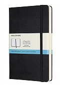 Notatnik Moleskine L duży (13x21cm) Gruby (400 stron) w Kropki Czarny Miękka oprawa (Moleskine Expanded Dotted Notebook 400 Pages Large Black Soft Cover) - 8058647628073