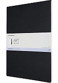 Szkicownik Moleskine Art Sketch Pad Album A3 (29,7x42 cm) Otwierany do Góry Czarny Miękka oprawa (Moleskine Art Sketch Pad Album A3 Black Soft Cover) - 8058647626864