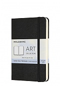 Szkicownik Blok do Akwareli Moleskine Watercolour Akwarele 200 g/m² kieszonkowy P (9x14 cm) Czarny Twarda oprawa (Moleskine Watercolour Notebook Pocket Black Hard Cover) - 8058647626741