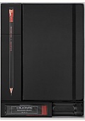 Moleskine x Blackwing Szkicownik L duży (13x21 cm) Twarda czarna oprawa i 12 ołówków Zestaw kreatywny (Blackwing x Moleskine Creative Set) - 8056999271114