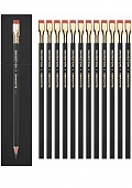 Moleskine x Blackwing Ołówki 12 twardych Zestaw prezentowy (Blackwing x Moleskine Set of 12 Hard Pencils) - 8056999270032