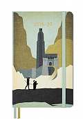 Kalendarz Moleskine 2026-2027 18-miesięczny Władca Pierścieni Legolas i Gimli duży L (13x21 cm) Tygodniowy Twarda oprawa (Moleskine Limited Edition Lord Of The Rings 18 Month 2026-2027 Weekly Planner Large Hard Cover) -  8056999279110