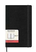 Kalendarz Moleskine 2026-2027 18-miesięczny rozmiar L (duży 13x21 cm) Dzienny Czarny Miękka oprawa (Moleskine Daily Notebook Diary/Planner 2026/27 Large Black Soft Cover) - 8056999279776