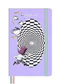 Kalendarz Moleskine 2026-2027 18-miesięczny Alicja w Krainie Czarów duży L (13x21 cm) Tygodniowy Twarda oprawa (Moleskine Limited Edition Alice's Adventures in Wonderland 18 Month 2026-2027 Weekly Planner Large Hard Cover) - 8056999279196