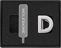 Moleskine Przypinka Litera D Srebrna z serii Litery i Symbole (Moleskine Letters and Symbols Letter D Silver) – 8056598851861