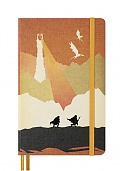 Notatnik Moleskine Władca Pierścieni Frodo i Sam L duży (13x21 cm) w Linię Twarda oprawa (Moleskine Lords Of The Rings Limited Edition Notebook Ruled Large Frodo & Sam Journey Graphic Hard Cover) -8056711512952