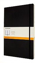 Notatnik Moleskine A4 (21x29,7 cm) w Linie Czarny Miękka oprawa (Moleskine Ruled Notebook A4 Soft Black) - 8053853602855