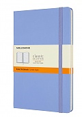 Notatnik Moleskine L duży (13x21cm) w Linie Niebieska Hortensja Twarda oprawa (Moleskine Ruled Notebook Large Hard Hydrangea Blue) - 8056420850819