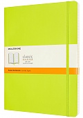 Notatnik Moleskine XL ekstra duży (19x25 cm) w Linie Limonka Miękka oprawa (Moleskine Ruled Notebook Extra Large Soft Lemon Green) - 8056420851014