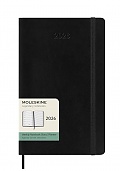 Kalendarz Moleskine 2026 12M rozmiar L (duży 13x21 cm) Tygodniowy Czarny Miękka oprawa (Moleskine Weekly Notebook Diary/Planner 2026 Large Black Soft Cover) - 8056999274726