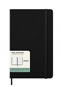 Kalendarz Moleskine 2026 12M rozmiar L (duży 13x21 cm) Tygodniowy Czarny Twarda oprawa (Moleskine Weekly Notebook Diary/Planner 2026 Large Black Hard Cover) - 8056999274689