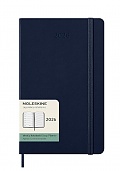 Kalendarz Moleskine 2026 12M rozmiar L (duży 13x21 cm) Tygodniowy Niebieski/ Szafirowy Twarda oprawa (Moleskine Weekly Notebook Diary/Planner 2026 Large Sapphire Blue Hard Cover) - 8056999274672