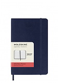 Kalendarz Moleskine 2027 12M rozmiar P (kieszonkowy 9x14 cm) Dzienny Niebieski/Szafirowy Miękka oprawa (Moleskine Daily Notebook Diary/Planner 2027 Pocket Sapphire Blue Soft Cover) - 8056999279448