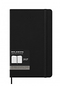 Kalendarz Moleskine 2027 12M PRO rozmiar L (duży 13x21 cm) Wertykalny Tygodniowy Czarny Twarda oprawa (Moleskine Weekly Vertical 2027 PRO Planner Large Black Hard Cover) - 8056999279479
