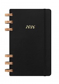 Kalendarz Moleskine 2026 12M rozmiar L (duży 13x21 cm) na Spirali Tygodniowy i Miesięczny Czarny Miękka oprawa (Moleskine Weekly and Monthly Planner 2026 Large Remake Midnight Soft Cover) - 8056999276478