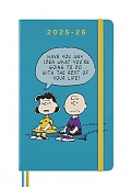 Kalendarz Moleskine 2025-2026 18-miesięczny Peanuts Charlie&Lucy duży L (13x21 cm) Tygodniowy Niebieski Twarda oprawa (Moleskine Limited Edition Le Peanuts Cahrlie&Lucy 18 Month 2025-2026 Weekly Planner Large Hard Cover) - 8056999277130