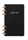 Kalendarz Moleskine 2025-2026 Akademicki (od lipca do czerwca) rozmiar L (13x21 cm) na Spirali Tygodniowy i Miesięczny Czarny Miękka oprawa (Moleskine Academic Spiral Weekly and Monthly Planner 2025-2026 Extra Large Black) - 8056999276492