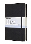 Szkicownik Blok do Akwareli Moleskine Watercolour Akwarele 200 g/m² L duży (13x21 cm) Czarny Twarda oprawa (Moleskine Watercolour Notebook Large Black Hard Cover) - 8058341715635