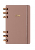 Kalendarz Moleskine 2026 12M rozmiar L (duży 13x21 cm) na Spirali Tygodniowy i Miesięczny Beżowy Migdałowy Twarda oprawa (Moleskine Weekly and Monthly Planner 2026 Large Crush Almond) - 8056999276485
