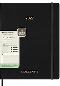 Kalendarz Moleskine 2027 12M rozmiar XXL (bardzo duży 23,5x28,14cm) Wertykalny Tygodniowy Czarny Miękka oprawa (Moleskine Weekly Vertical Diary/Planner 2027 XXL Black Soft Cover) - 8056999278830