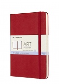 Szkicownik Moleskine Art Sketchbook średni M (11,5x18 cm) Czerwony Szkarłatny Twarda oprawa (Moleskine Art Sketchbook Medium Scarlet Red Hard Cover) - 8053853603111