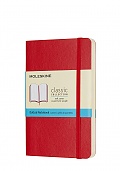 Notatnik Moleskine P kieszonkowy (9x14 cm) w Kropki Czerwony / Szkarłatny Miękka oprawa (Moleskine Dotted Notebook Pocket Soft Scarlet Red) - 8055002854627