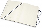 Kalendarz Moleskine 2021-2022 18-miesięczny rozmiar XL (bardzo duży 19x25 cm) Tygodniowy Niebieski Ciemny/ Szafirowy Twarda oprawa (Moleskine Weekly Notebook Planner 2021/22 Extra Large Hard Sapphire Blue Cover) - 8056420856293