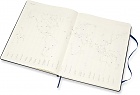Kalendarz Moleskine 2021-2022 18-miesięczny rozmiar XL (bardzo duży 19x25 cm) Tygodniowy Niebieski Ciemny/ Szafirowy Twarda oprawa (Moleskine Weekly Notebook Planner 2021/22 Extra Large Hard Sapphire Blue Cover) - 8056420856293